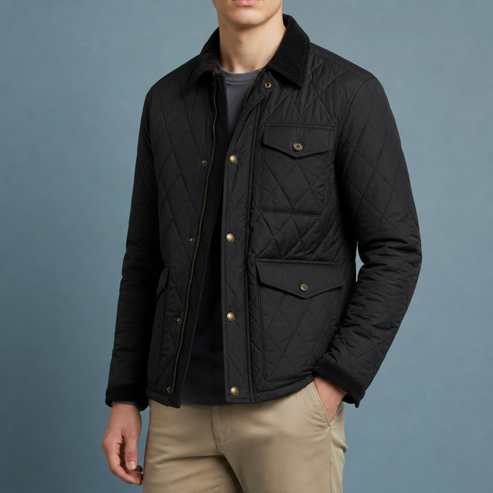 Men's Quilted Barn Jacket - view 2
