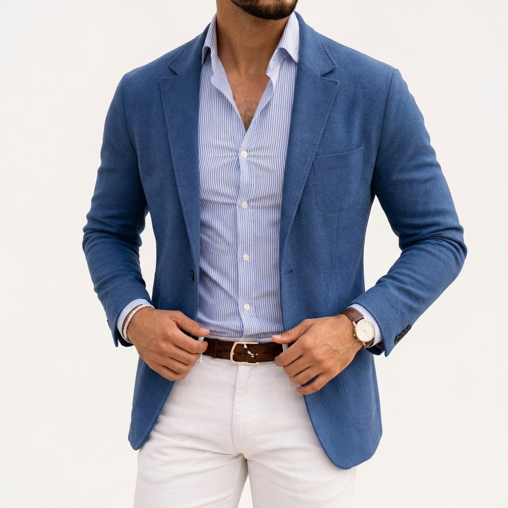 Men's Knit Blazer