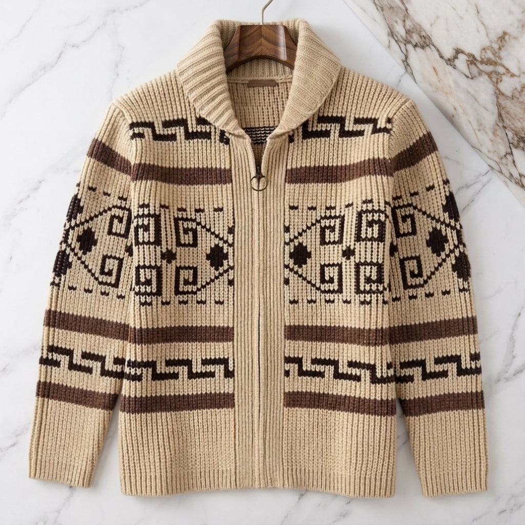 Men's Button-Up Cardigan