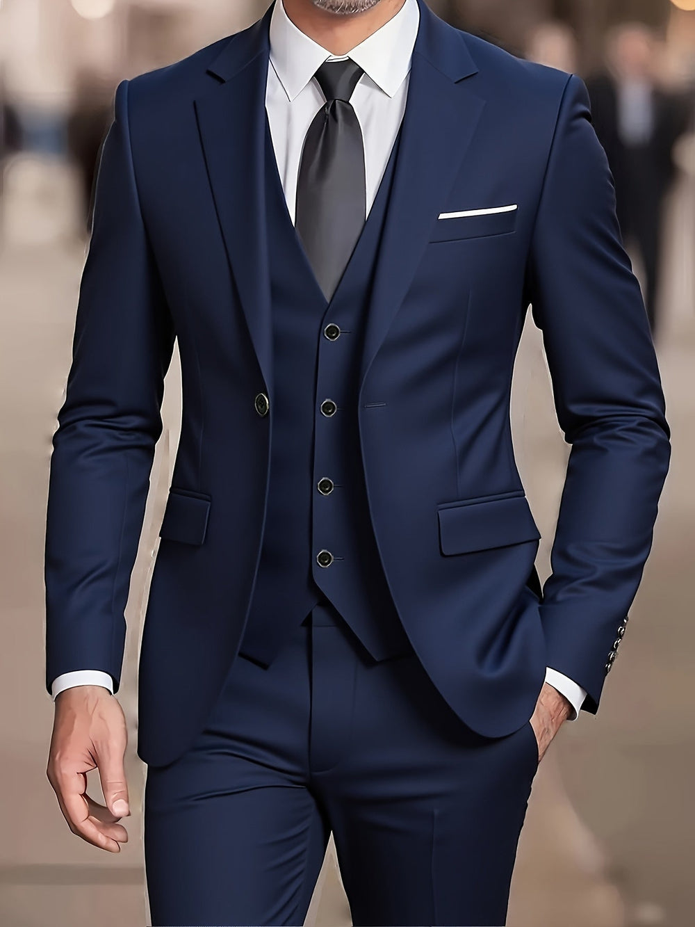 Men's Three-Piece Suit - view 2