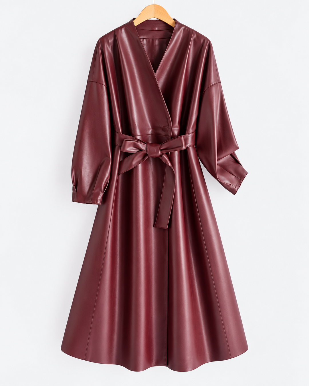 Women's Belted Wrap Coat