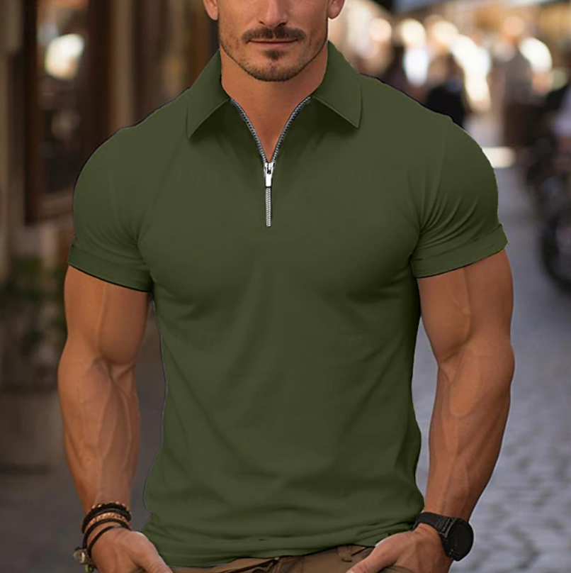 Men's Quarter-Zip Collared Shirt - view 2
