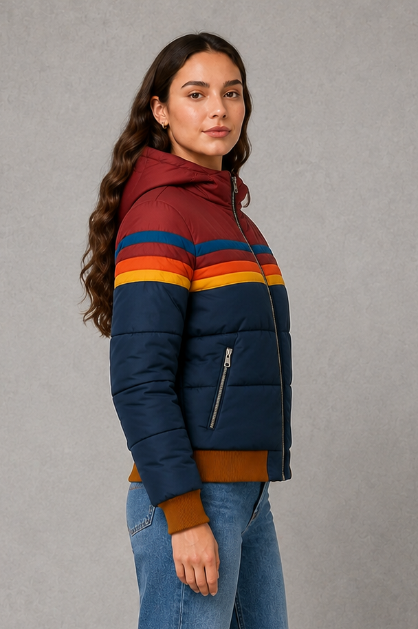 Women's Retro Quilted Padded Jacket