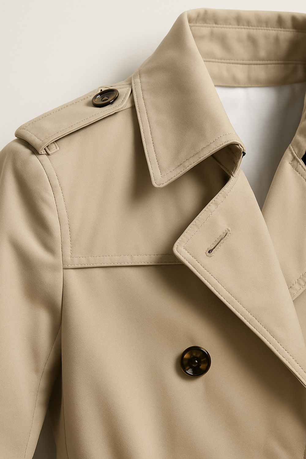 Men's Belted Trench Coat