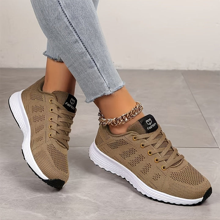 Breathable Running Sneakers with Cushioned Sole