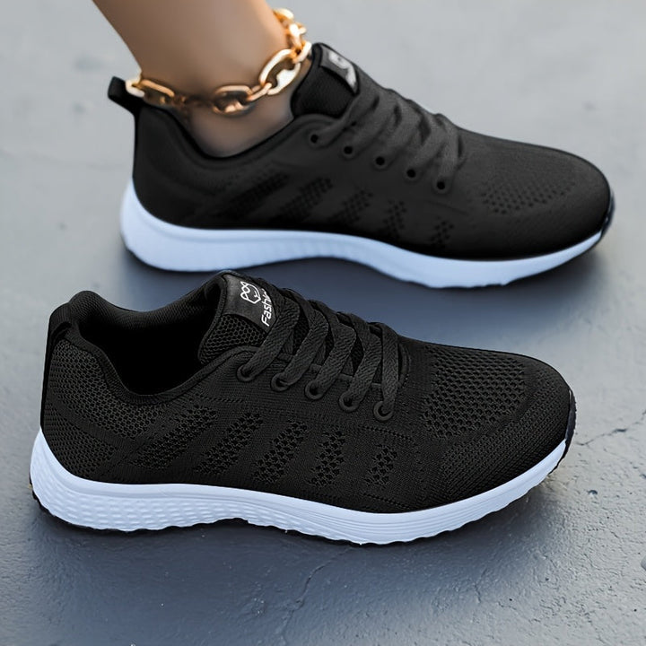 Breathable Running Sneakers with Cushioned Sole