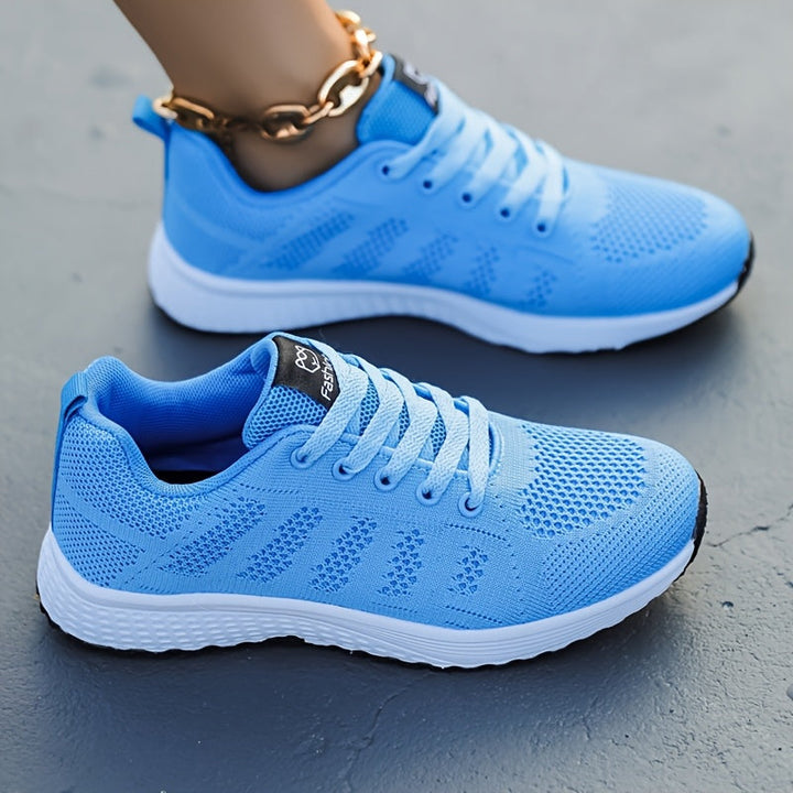 Breathable Running Sneakers with Cushioned Sole