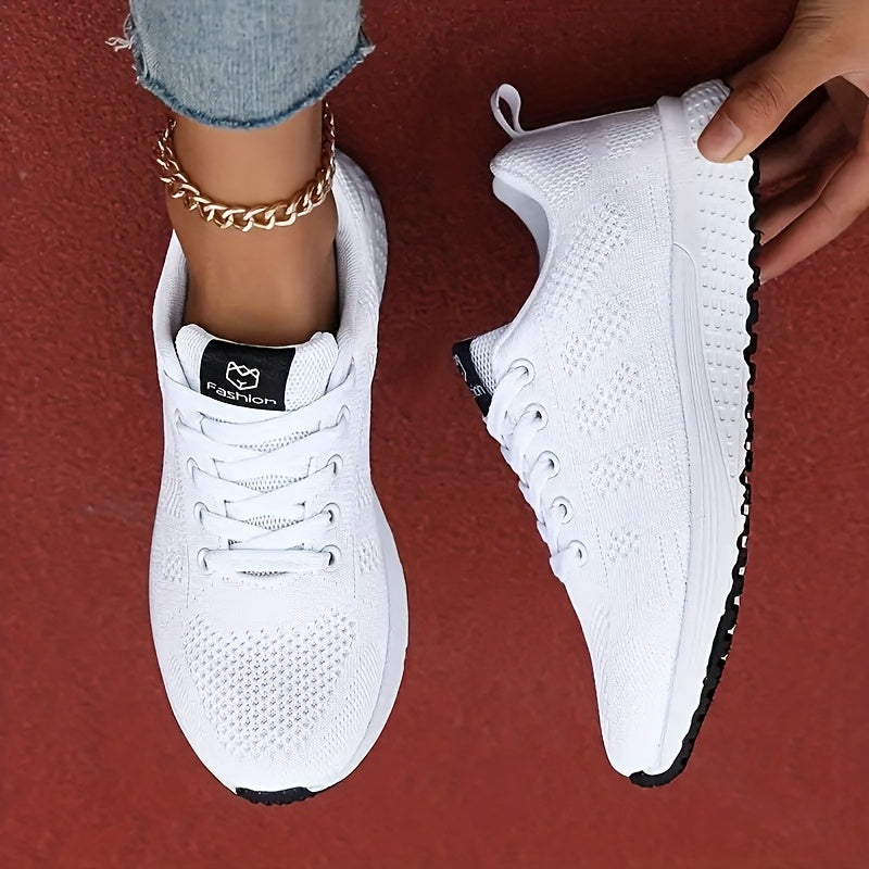 Breathable Running Sneakers with Cushioned Sole