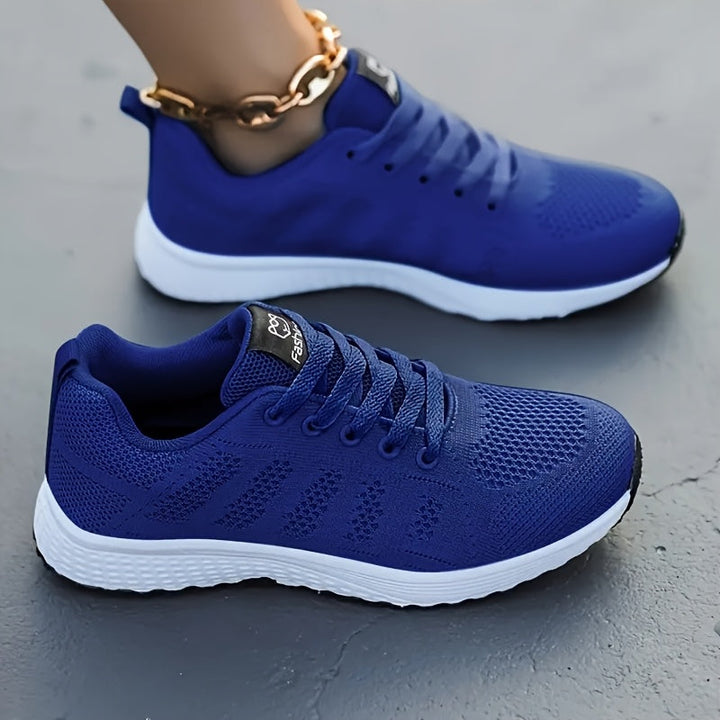 Breathable Running Sneakers with Cushioned Sole