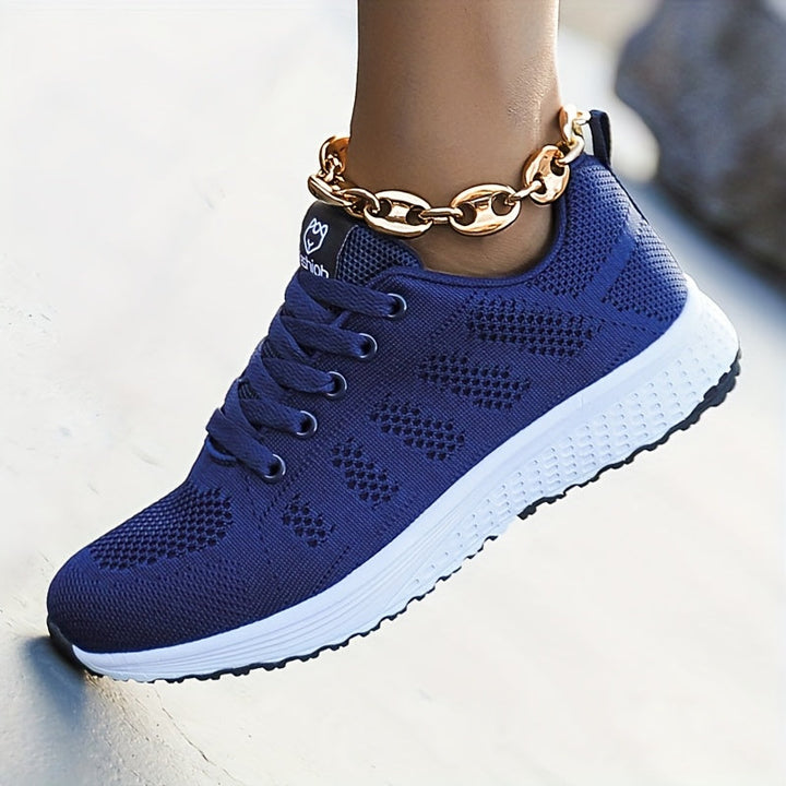 Breathable Running Sneakers with Cushioned Sole