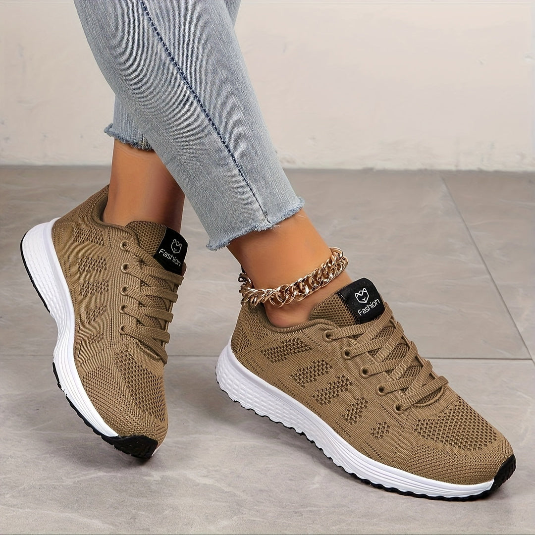 Breathable Running Sneakers with Cushioned Sole
