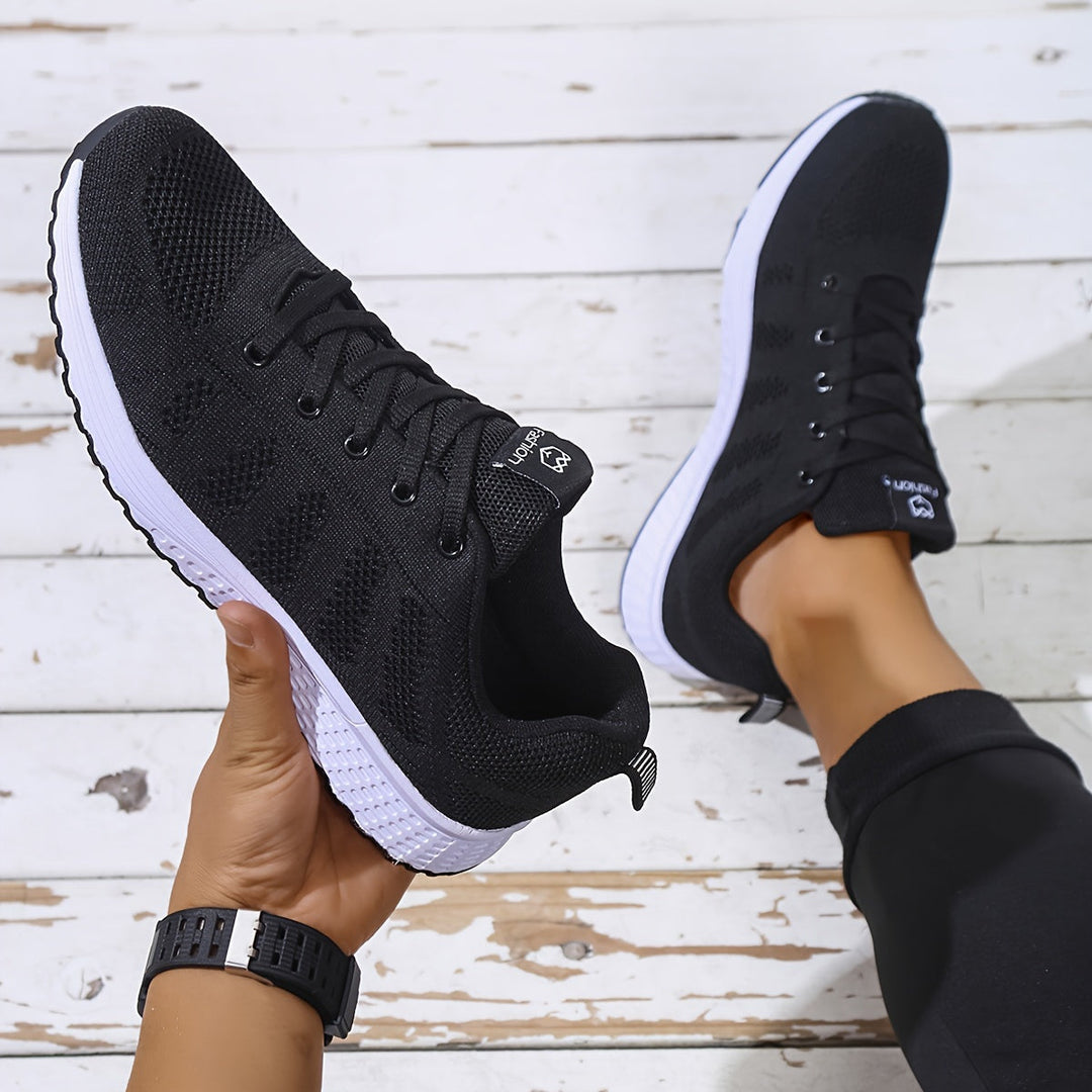 Breathable Running Sneakers with Cushioned Sole