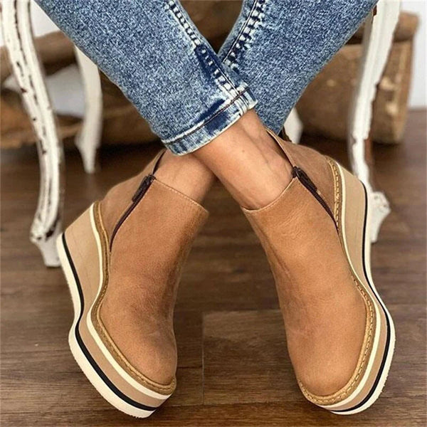 Women's Wedge Ankle Boots - view 2