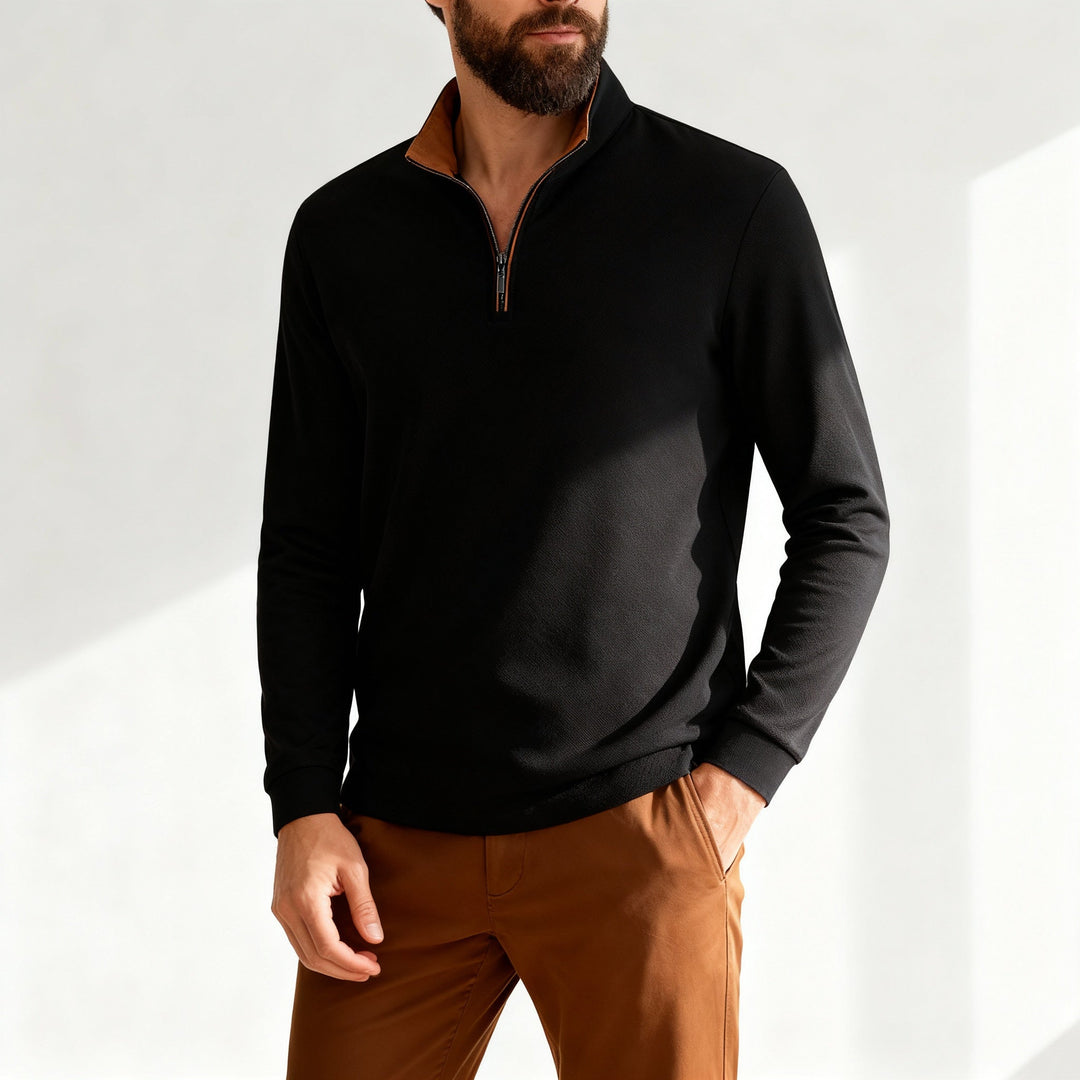Men's Quarter-Zip Sweater