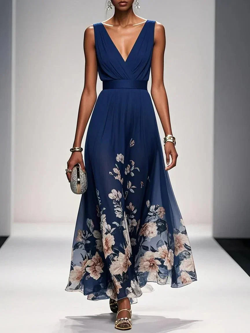 Women's Floral Midi Dress - view 2