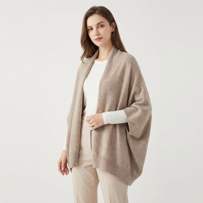 Women's Knitted Winter Cardigan Wool Shawl