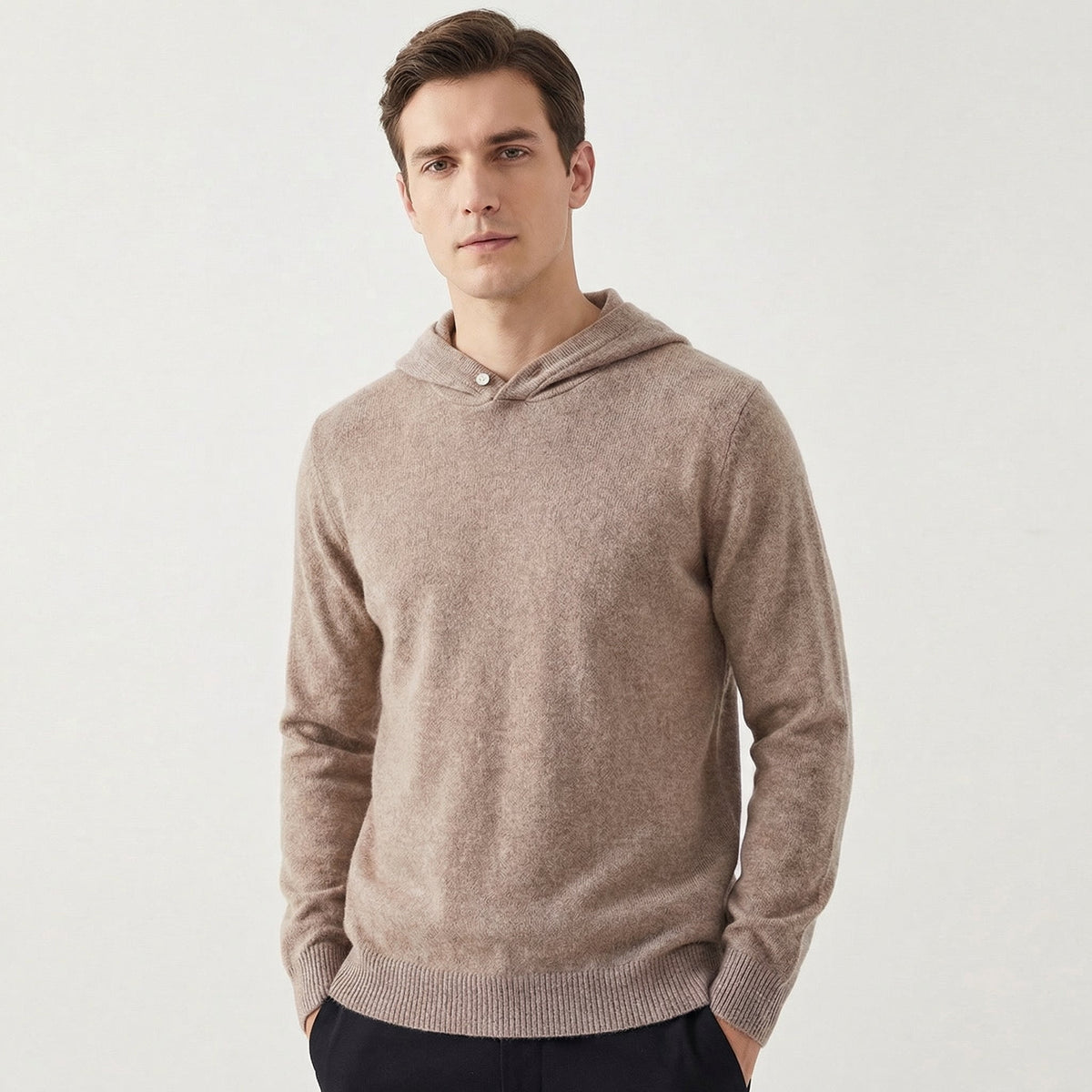 Men's Knit Winter Hoodie