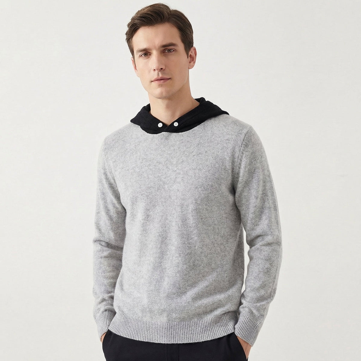 Men's Knit Winter Hoodie