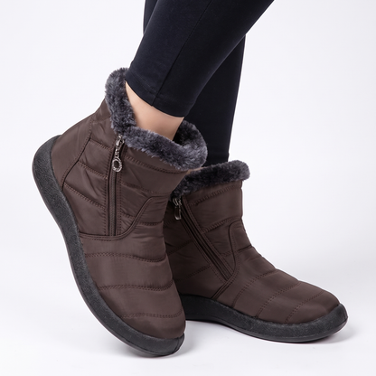 Women's Waterproof Winter Fleece Lined Ankle Snow Boots