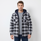 Black and white checkered - removable hat