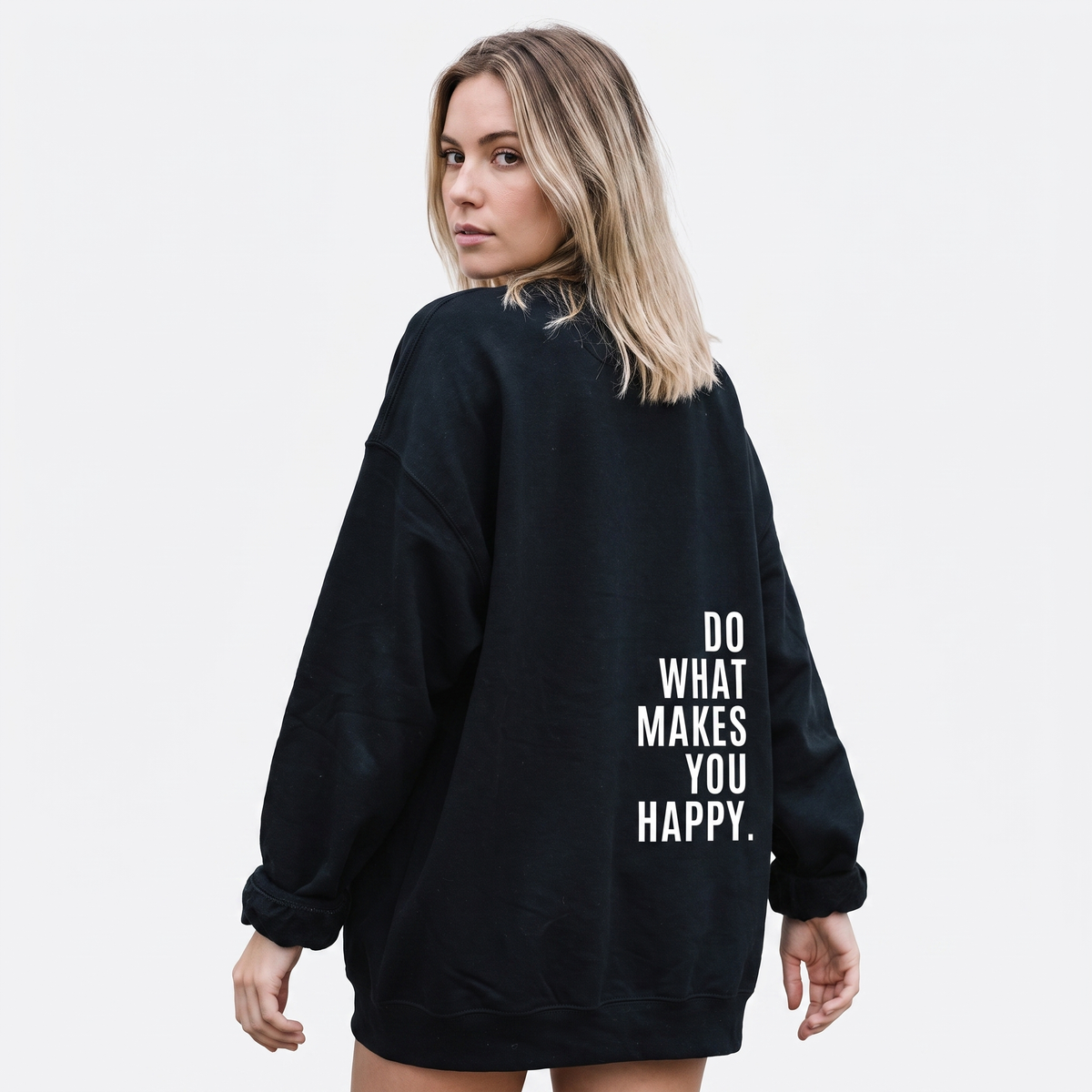 Women's Graphic Print Hoodie Oversized Fleece Pullover Winter Sweatshirt