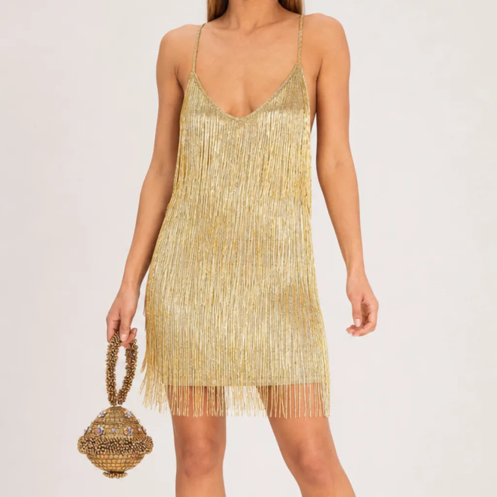 Women's Fringe Mini Dress