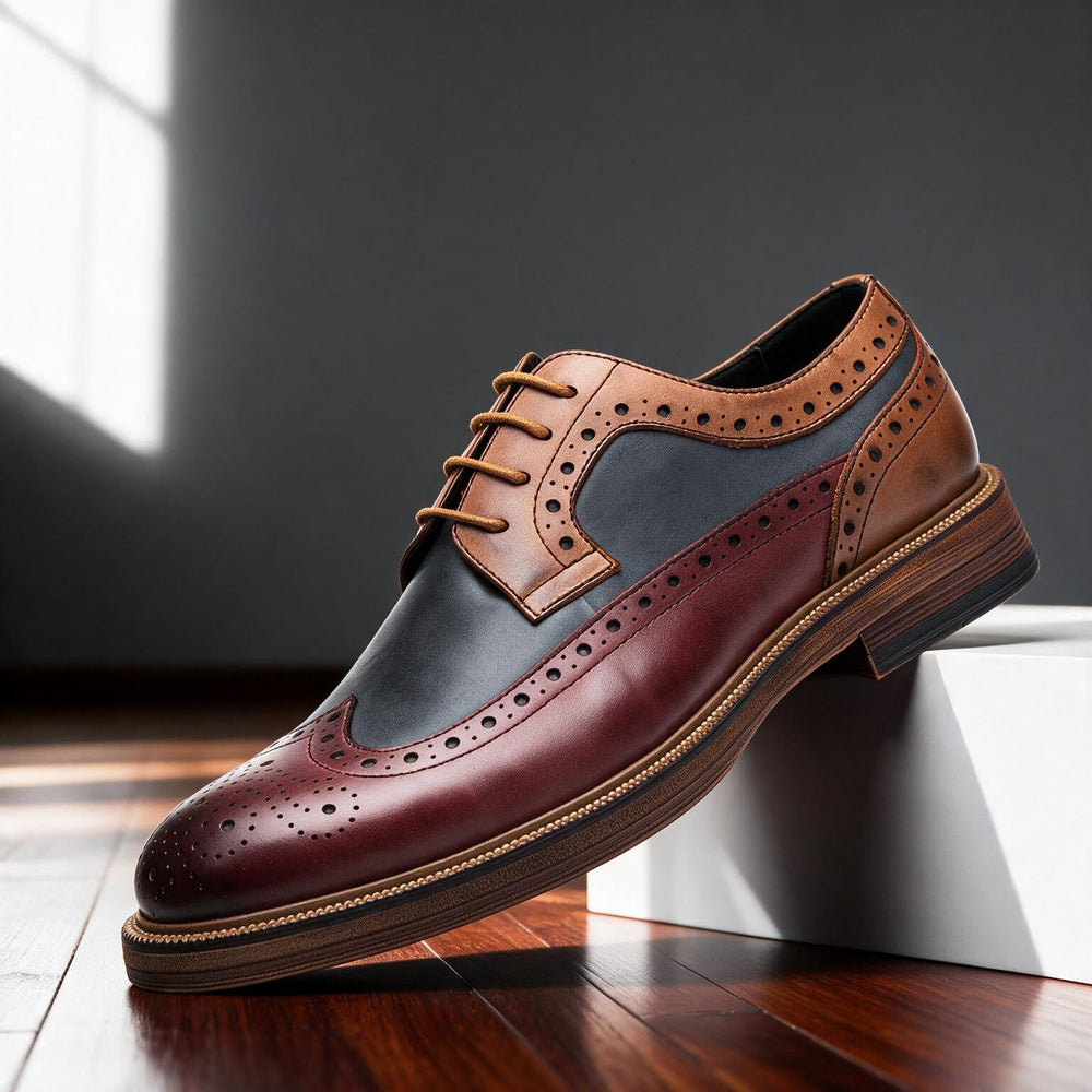 Men's Brogue Derby Shoes - view 2