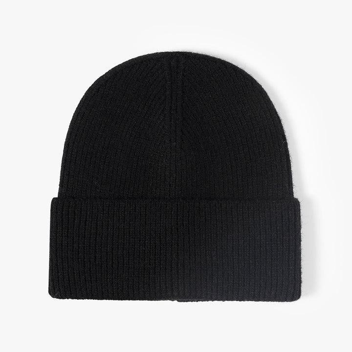 Ribbed Knit Cuffed Beanie – Soft &amp; Warm