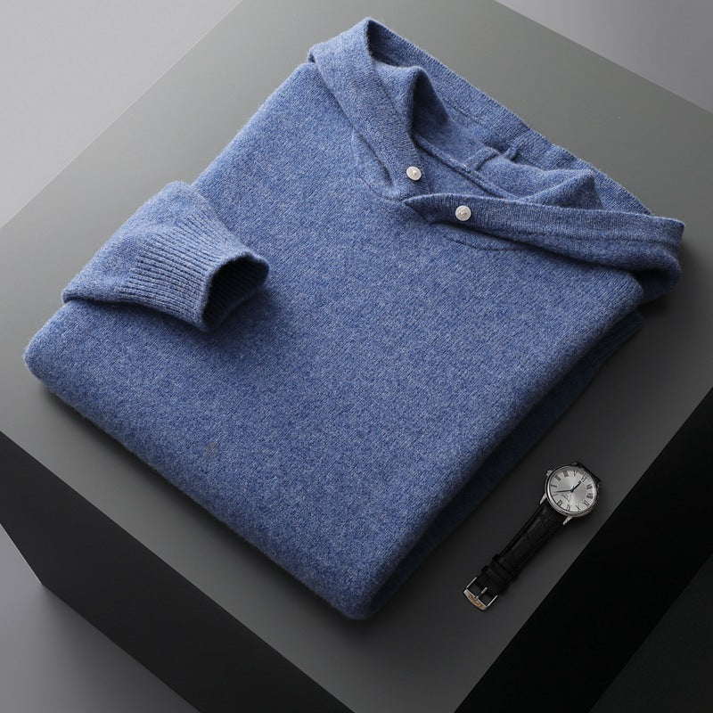 Men's Knit Winter Hoodie
