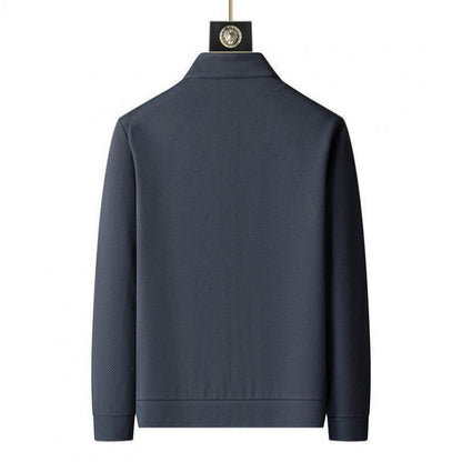 Men's Textured Slim-Fit Full-Zip Tracksuit and Joggers Winter Set