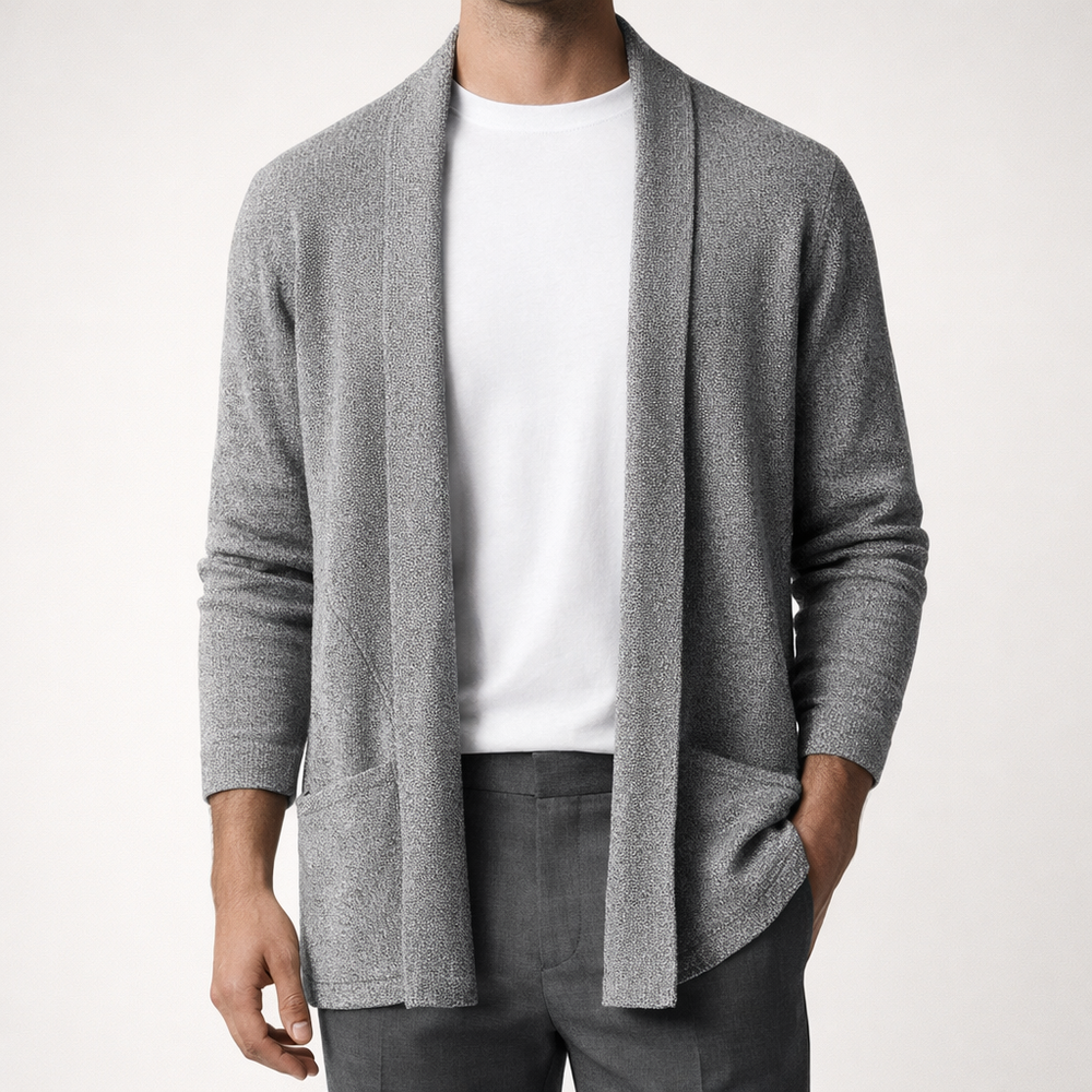 Men's Open Front Cardigan - view 2